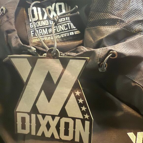 Dixxon Gray and Black Tech Windbreaker Jacket, Men's Size Large Tall, NWT - Picture 7 of 11